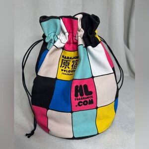 Harajuku Lovers Color Block Drawstring Tote Bag